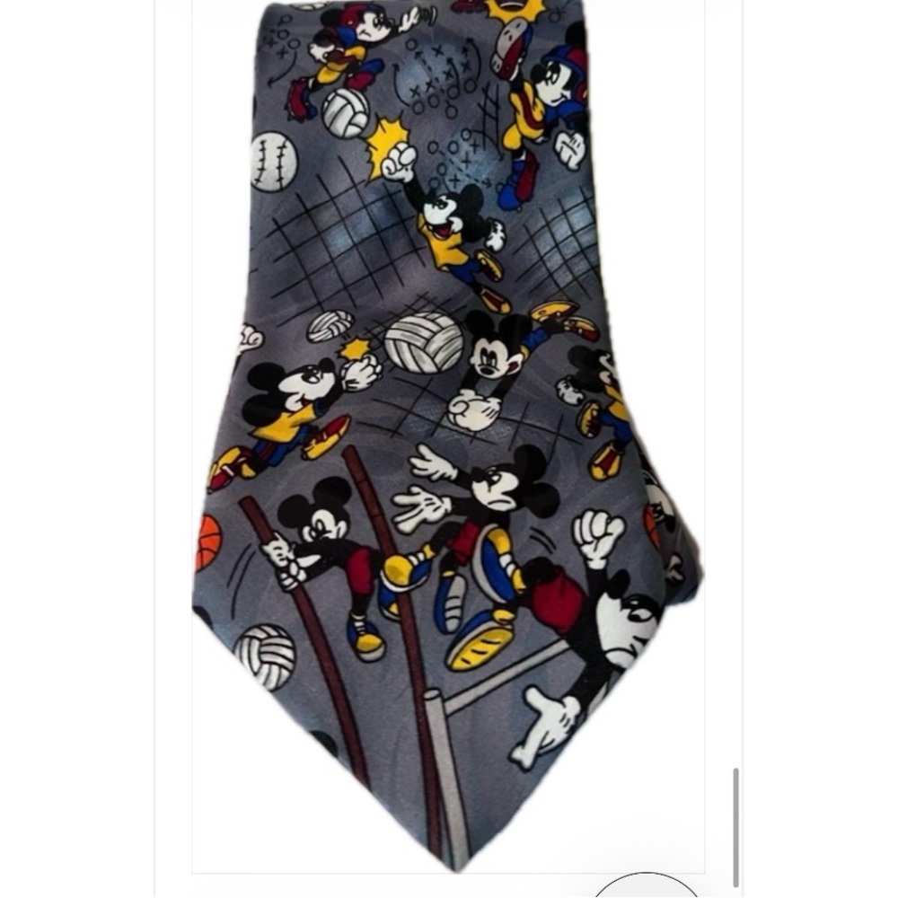 DISNEY Mickey Tie Unlimited SPORTS. The Tie Works 100% Polyester NEW